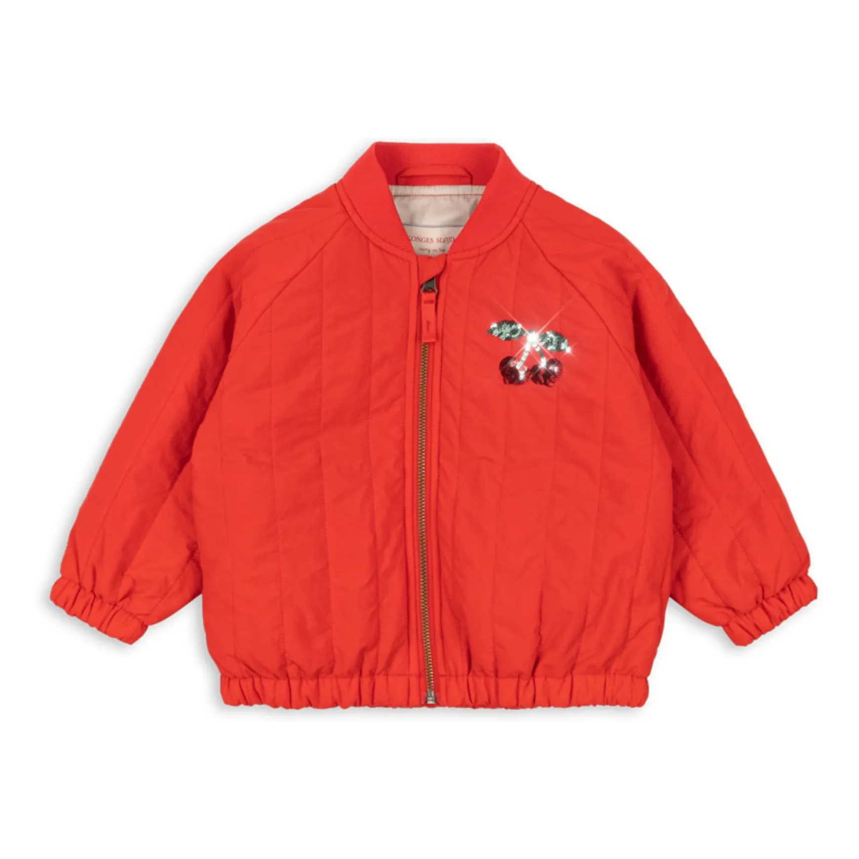 Veste Matelassée Sequins Mon Chéri | Rouge- Image produit n°2
