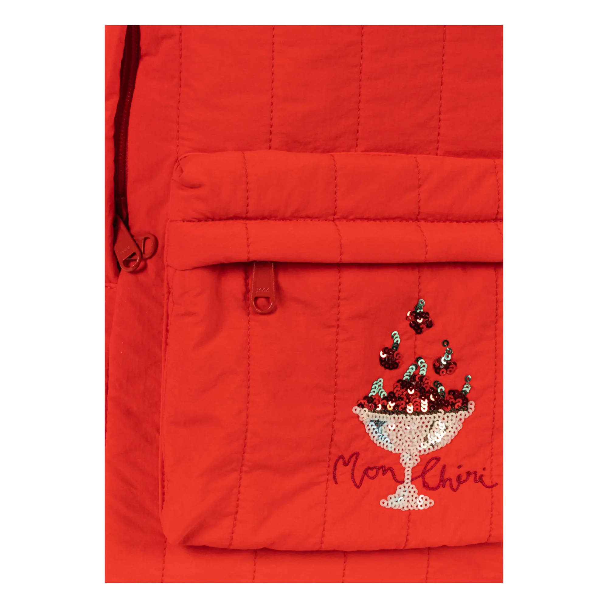 Sac à Dos Sequins Mon Chéri | Rouge- Image produit n°3