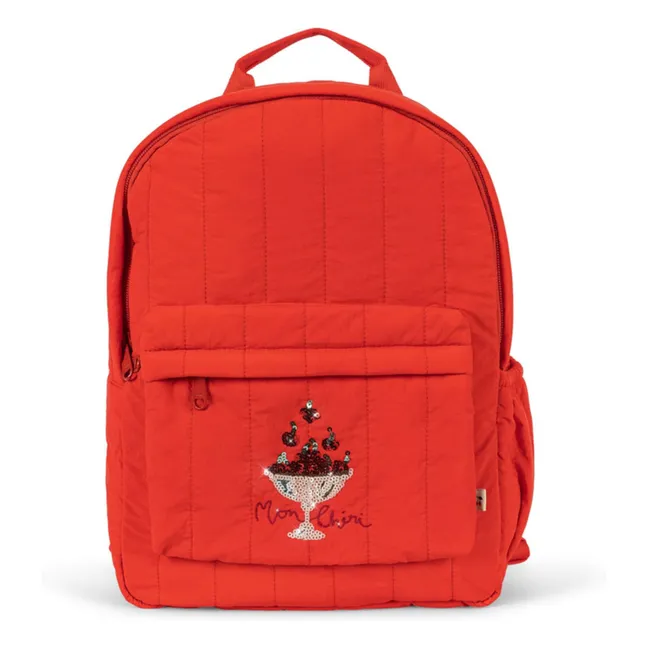 Mon Chéri Sequins Backpack | Red