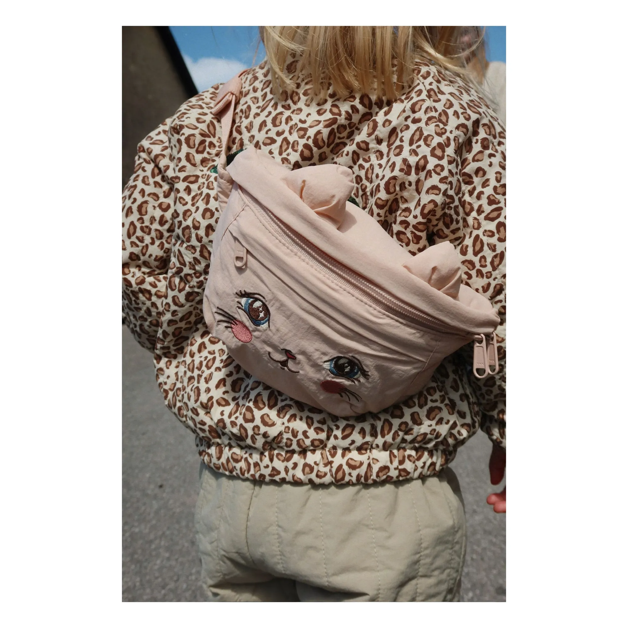 Sac Banane Juno Chat | Rose- Image produit n°1