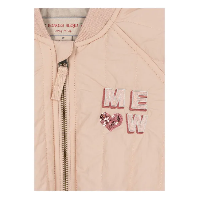 Juno Cat Bomber Jacket | Pink