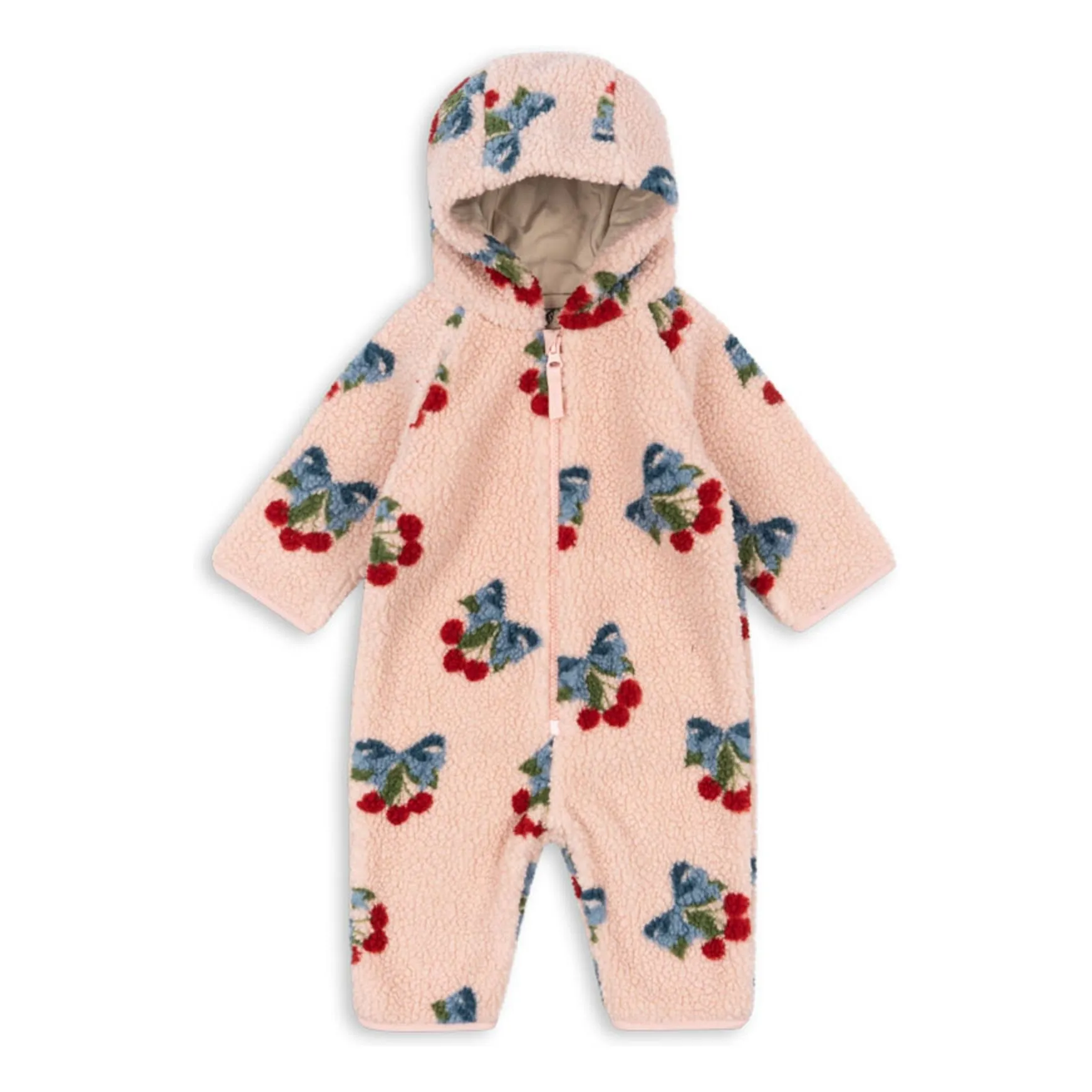 Pilote Façon Sherpa Jody Cerises Fibres Recyclées | Rose- Image produit n°0