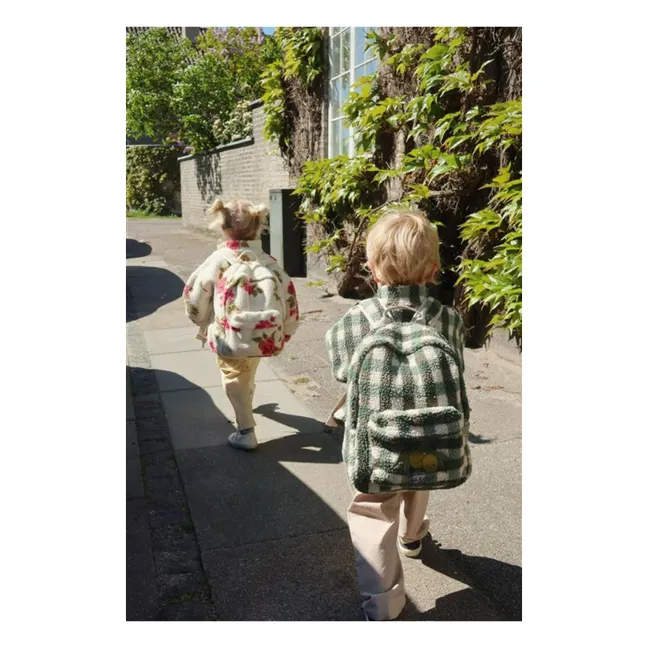 Recycled Fiber Sherpa Jody Carreaux Jacket | Green