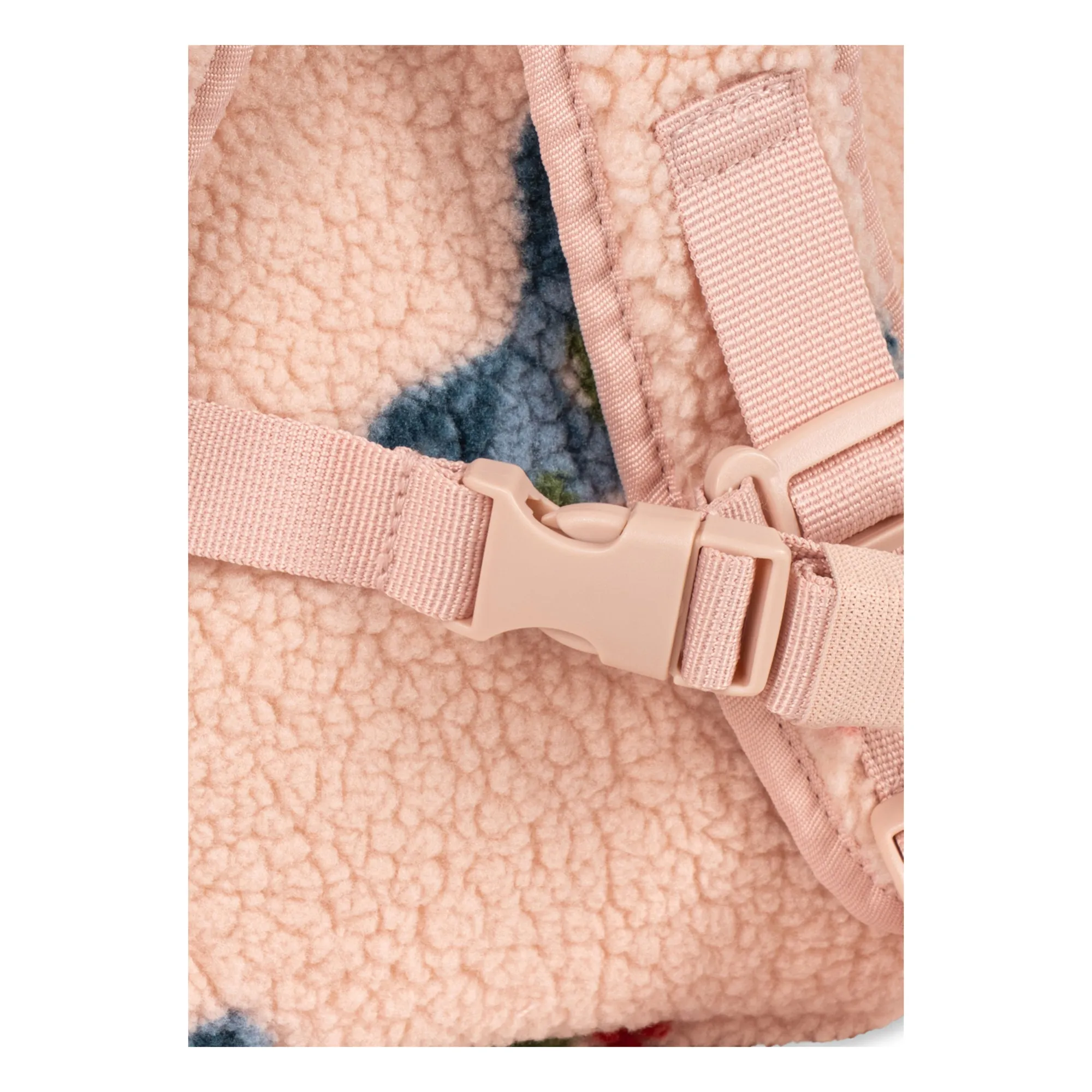 Sac à Dos Façon Sherpa Jody Cerises Fibres Recyclées | Rose- Image produit n°4
