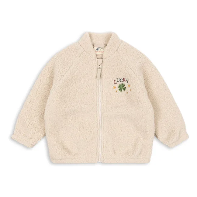 Lucky Recycled Fiber Jazz Sherpa Jacket | Beige
