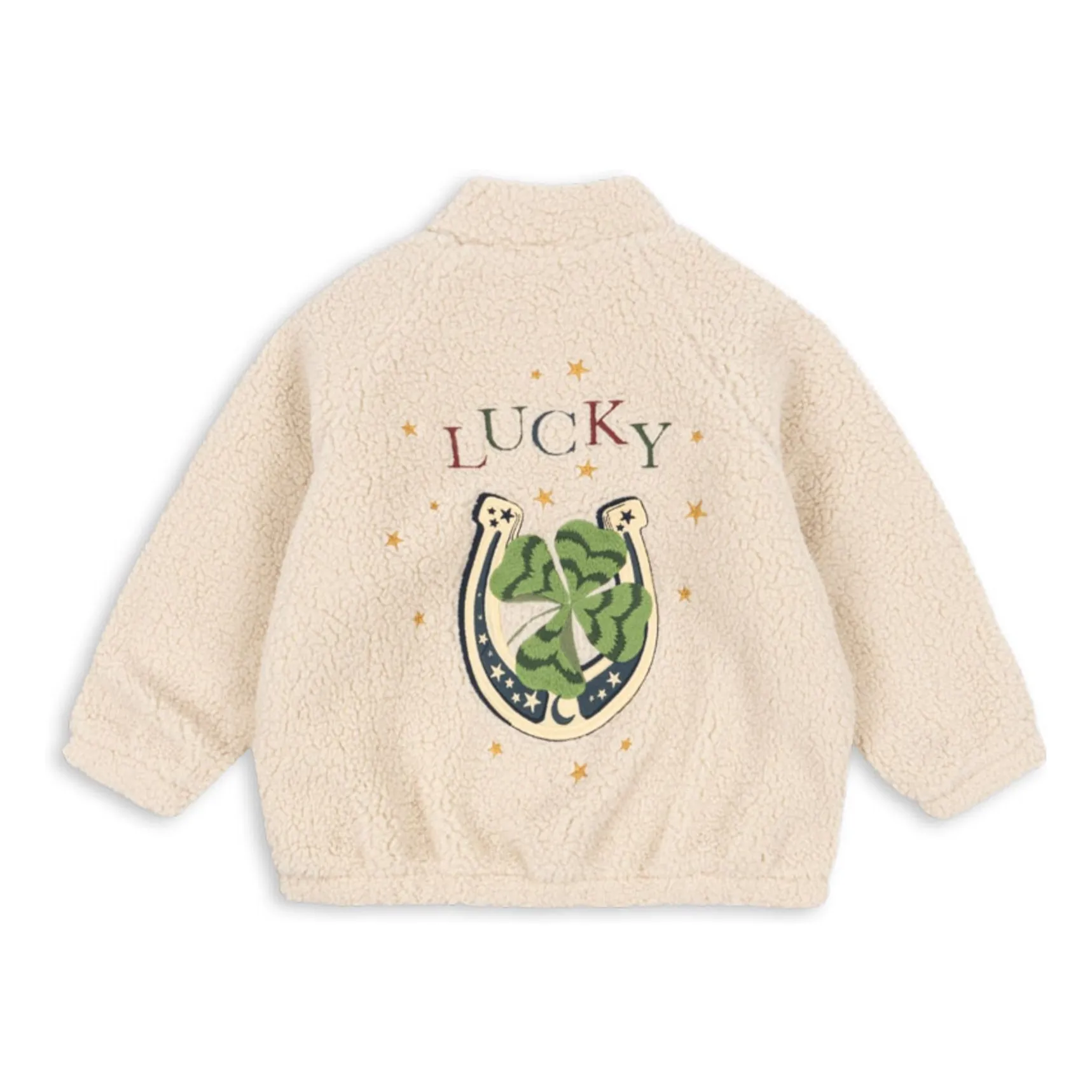 Veste Façon Sherpa Jazz Lucky Fibres Recyclées | Beige- Image produit n°0