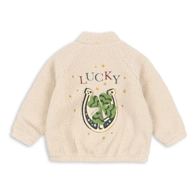 Chaqueta Lucky Jazz Sherpa de fibra reciclada | Beige