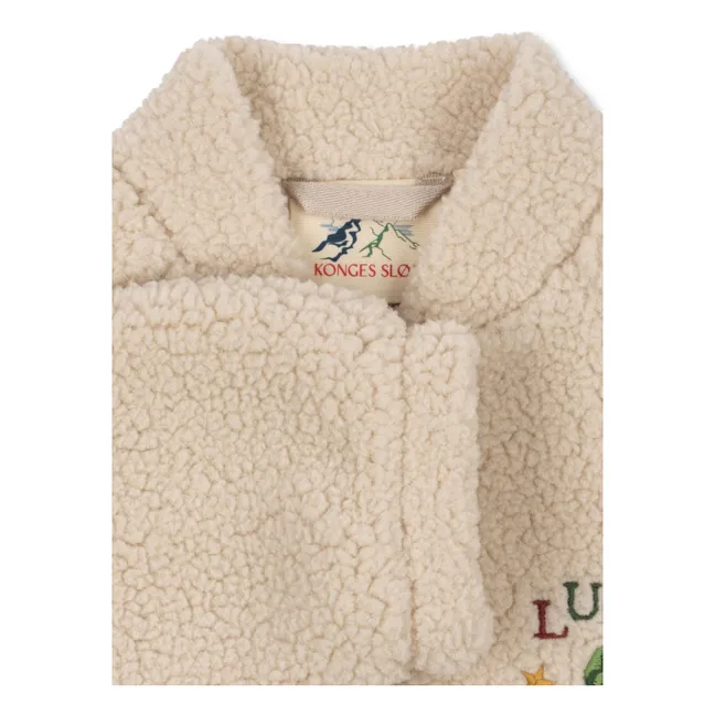 Chaqueta Lucky Jazz Sherpa de fibra reciclada | Beige