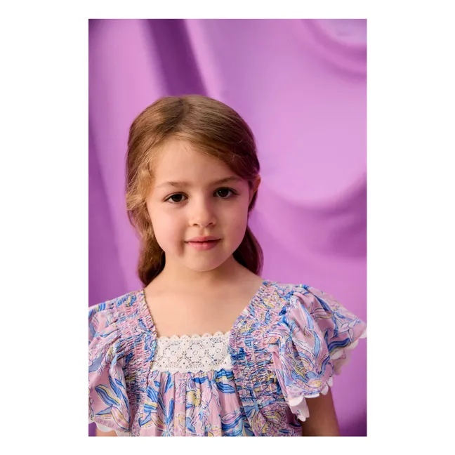 Irene Fleurie organic cotton jumpsuit | Purple