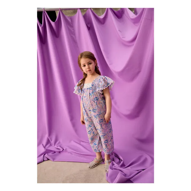 Irene Fleurie organic cotton jumpsuit | Purple