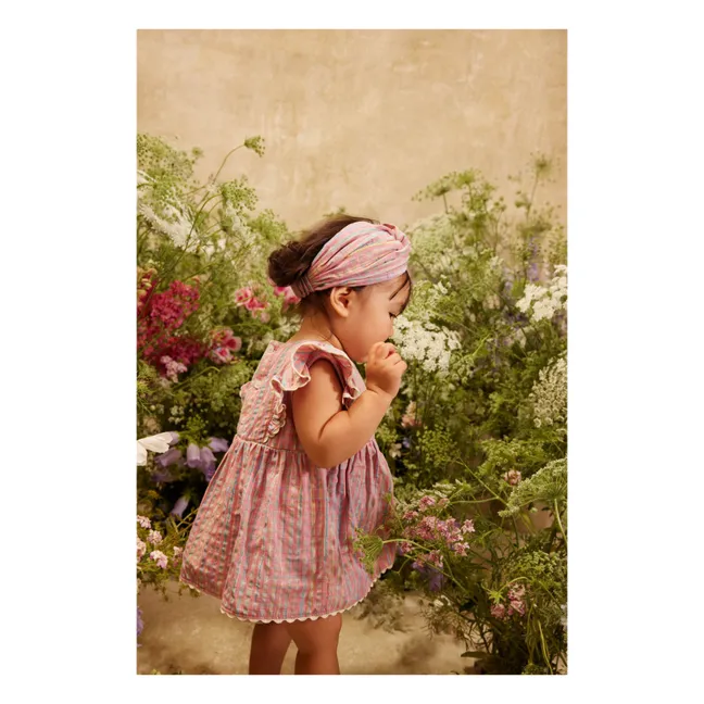 Martine Ruffle Dress | Dusty Pink