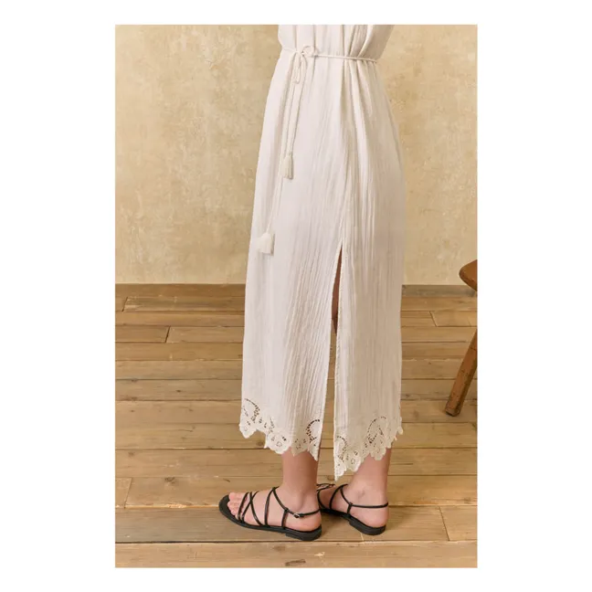 Kleid Madera Bio-Baumwolle | Seidenfarben