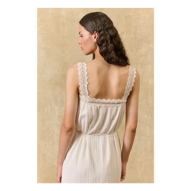 Madera organic cotton dress | Ecru