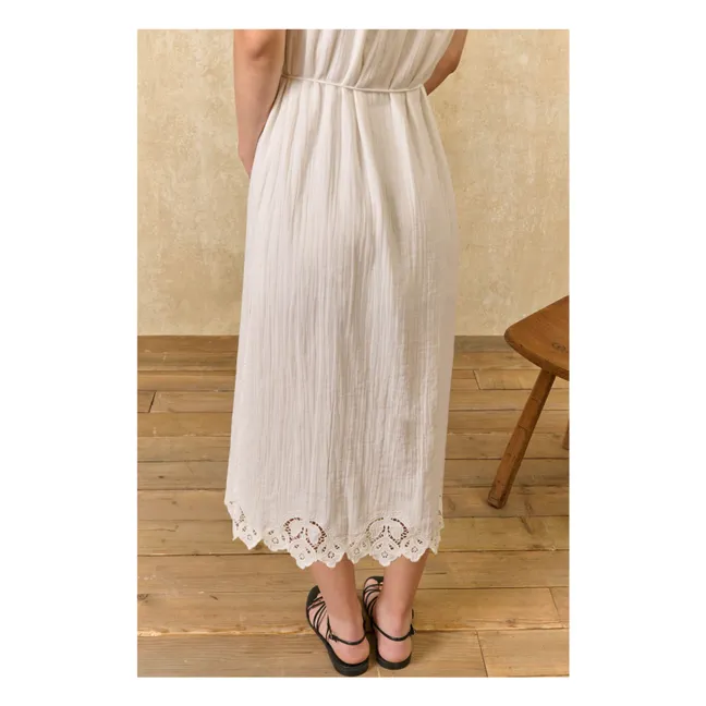 Robe Madera Coton Bio | Ecru