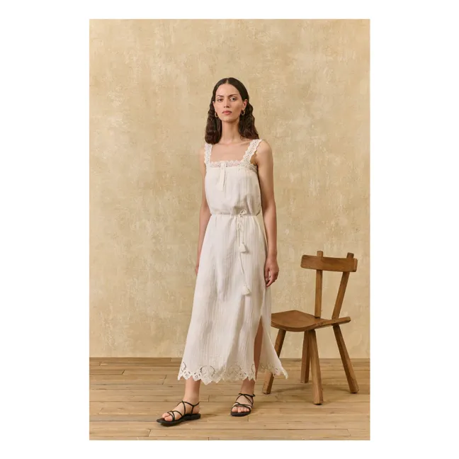 Kleid Madera Bio-Baumwolle | Seidenfarben