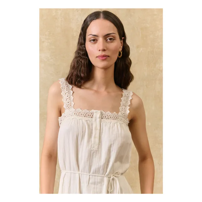 Robe Madera Coton Bio | Ecru