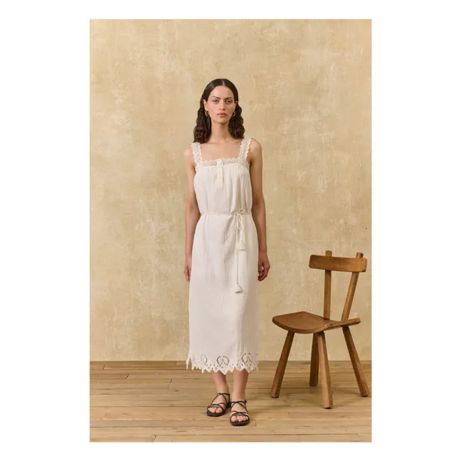 Robe Madera Coton Bio | Ecru
