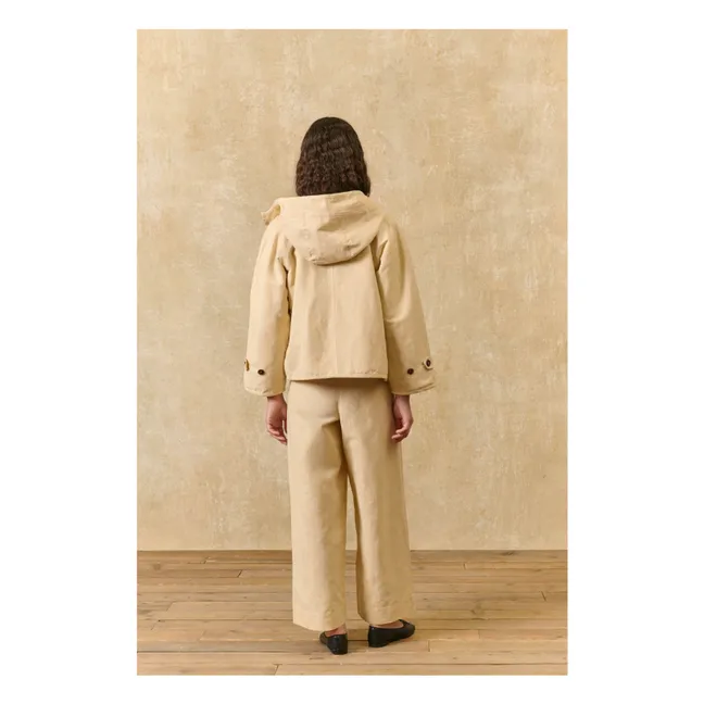 Giacca Bertille in lino e cotone | Avorio