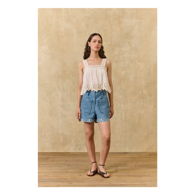 Top Paralio Organic Cotton | White
