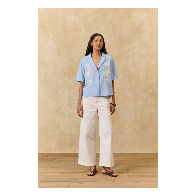 Chemise Emilius Coton Bio | Bleu ciel