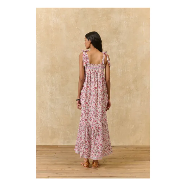 Vestido Marcelette de algodón orgánico | Rosa