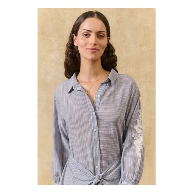 Stripes Dress Berenjere Organic Cotton | Blue