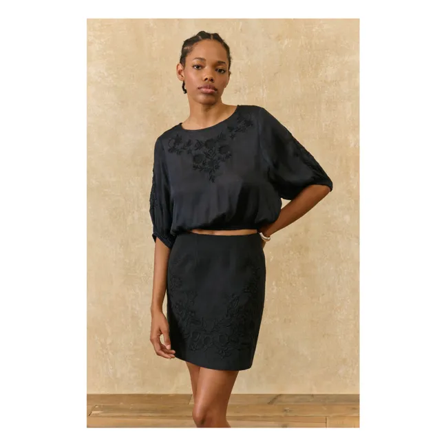 Blouse Chayana Coton | Noir