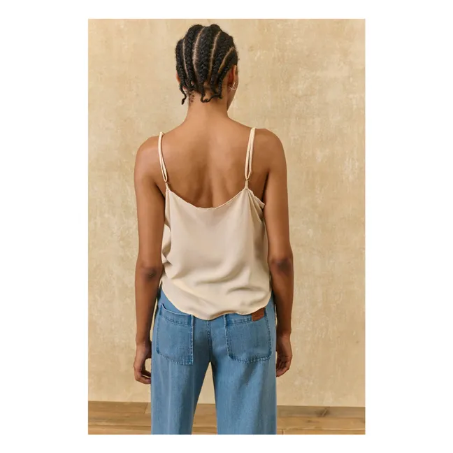 Camiseta de tirantes Suena | Crema