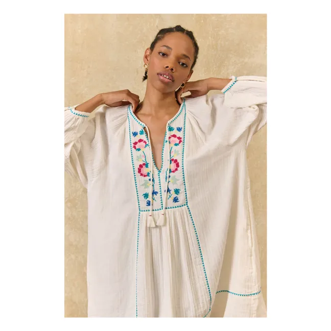 Janicianne organic cotton dress | White