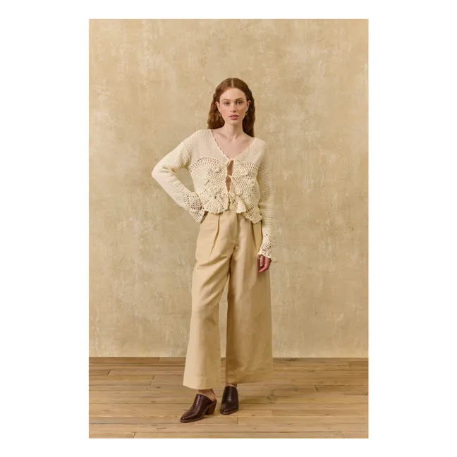 Cardigan Molya Coton | Crème