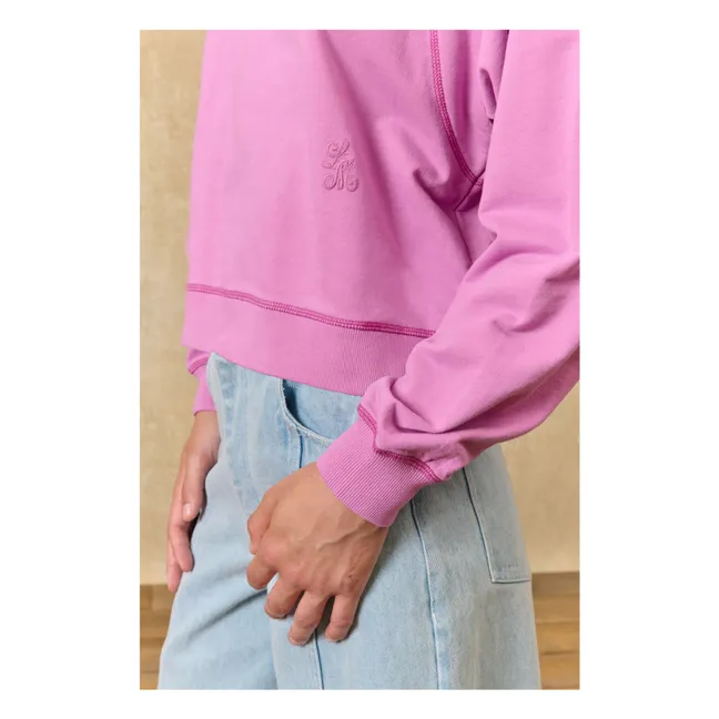 Sudadera de algodón Ostrea | Rosa Fushia