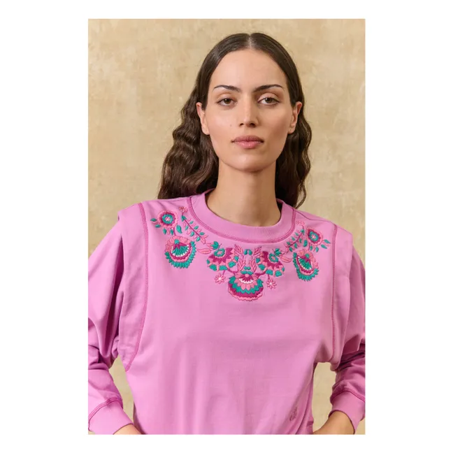 Sweat Ostrea Coton | Rose fuschia