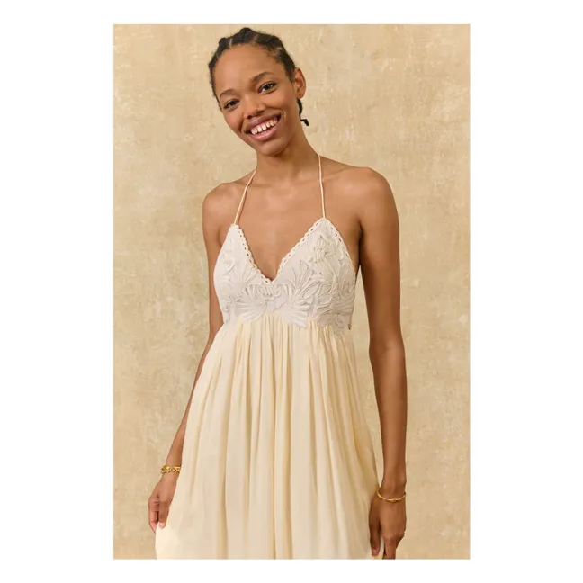 Robe Ysolde | Jaune pâle