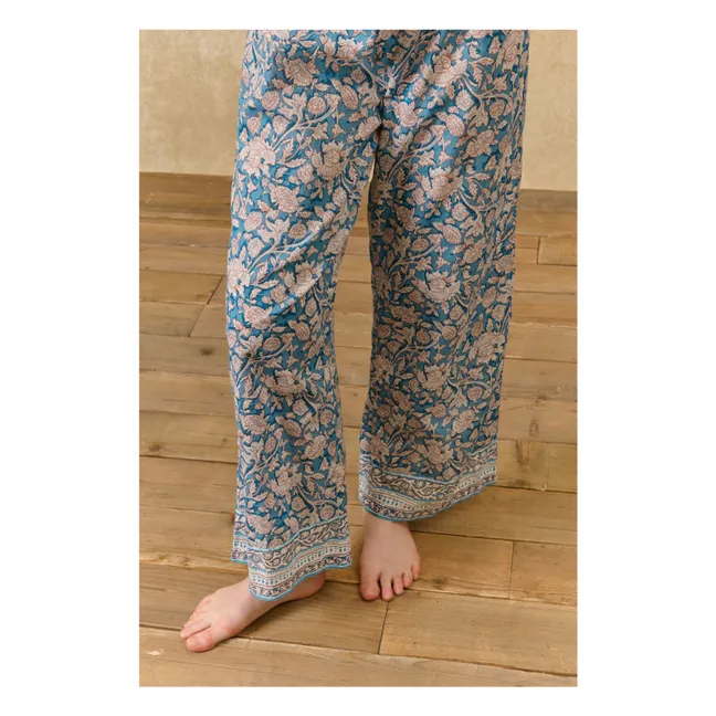 Pyjama Louka Coton Bio | Bleu