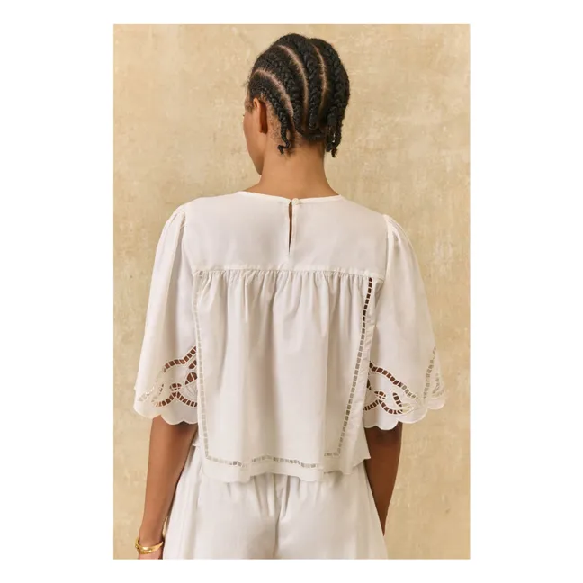 Short Boxi Coton Bio | Blanc