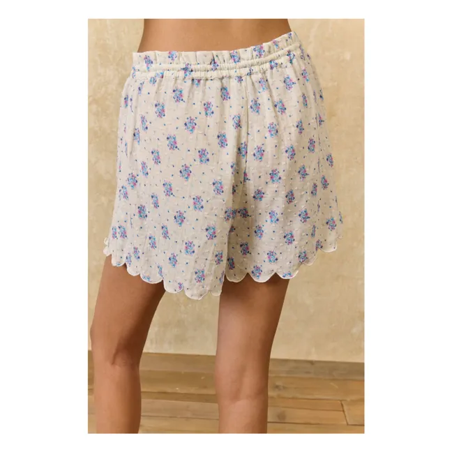 Pijama de algodón ecológico Minala | Crema