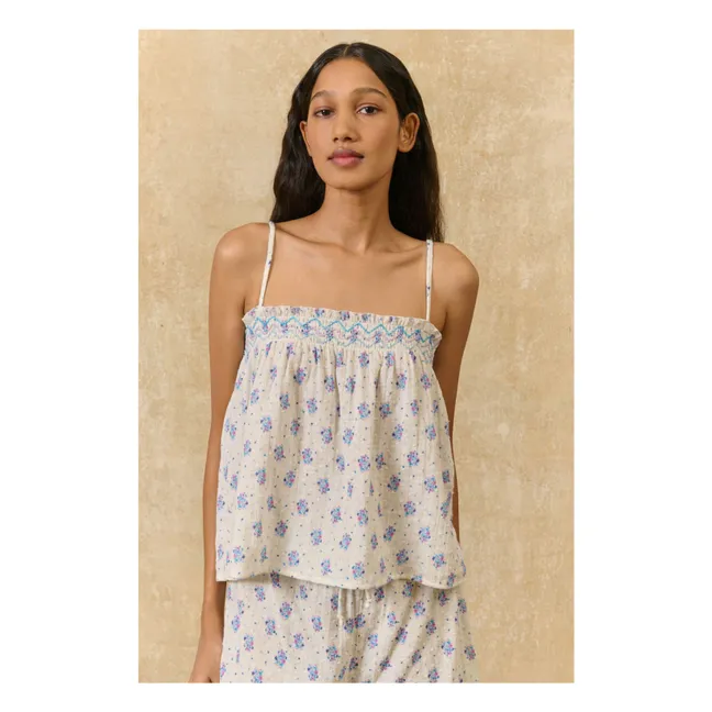 Minala organic cotton pyjamas | Cream