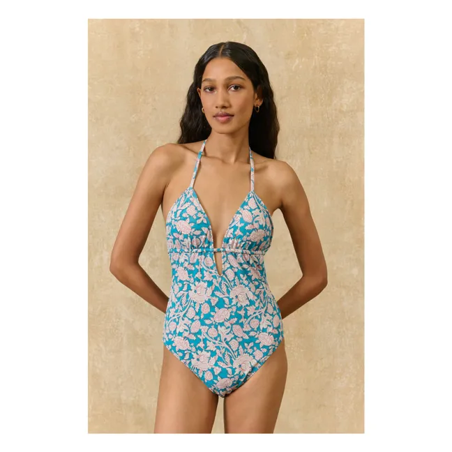 Maillot Une Pièce Positano | Bleu