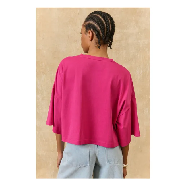 Neolar Organic Cotton Blouse | Fuchsia