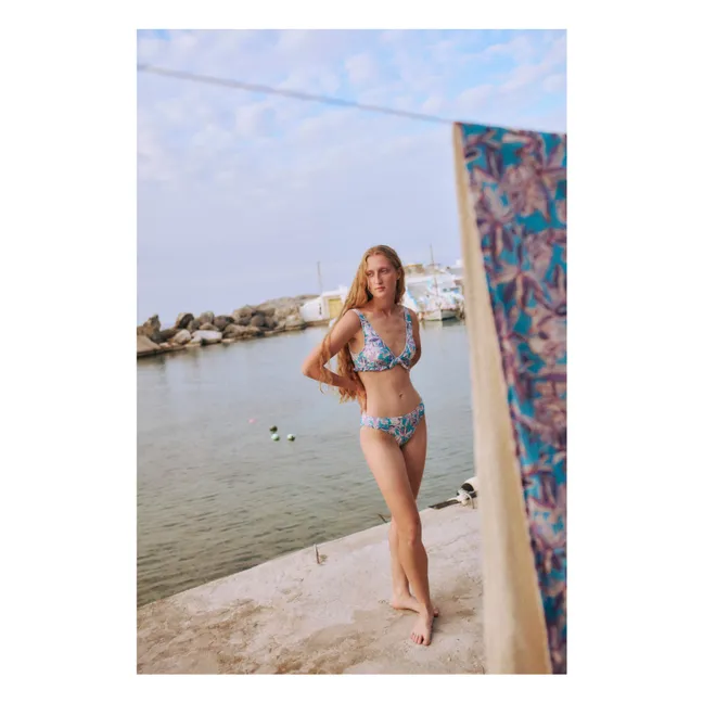 Haut de Maillot Ohau | Blue