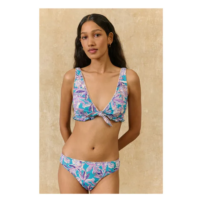 Haut de Maillot Ohau | Blue