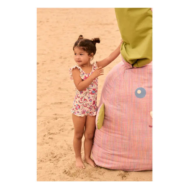 Bañador de fibra reciclada Andrea Fleuri | Crema