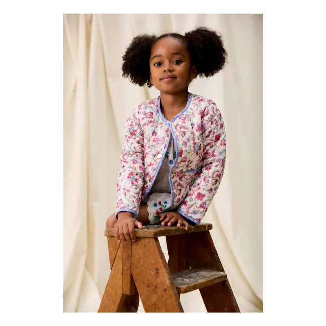 Astrid Fleurie Organic Cotton Quilted Jacket | Cream