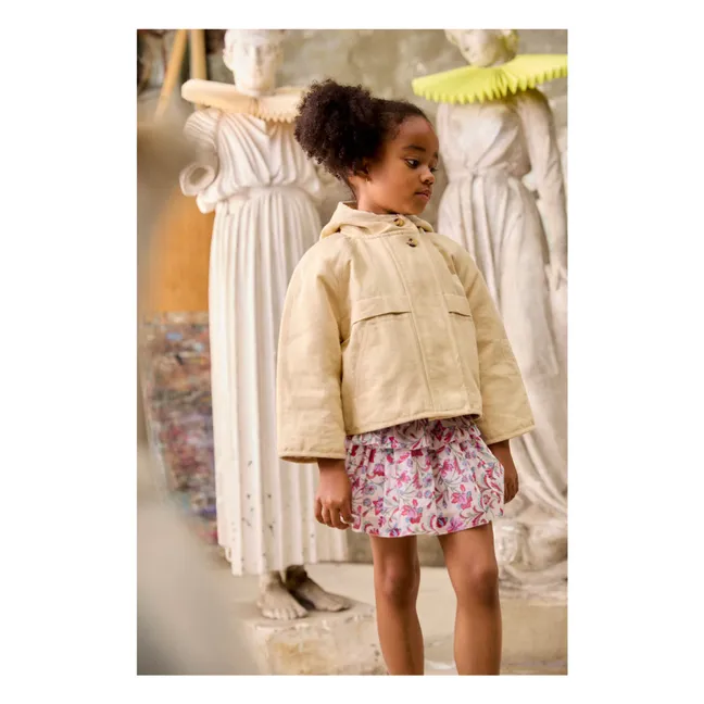 Roumia Fleurie Skirt Organic Cotton | Cream