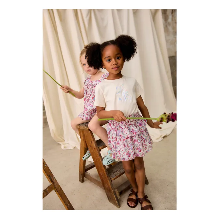 Roumia Fleurie Skirt Organic Cotton | Cream- Product image n°1