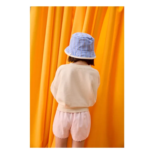 Estella embroidered sweatshirt | Cream