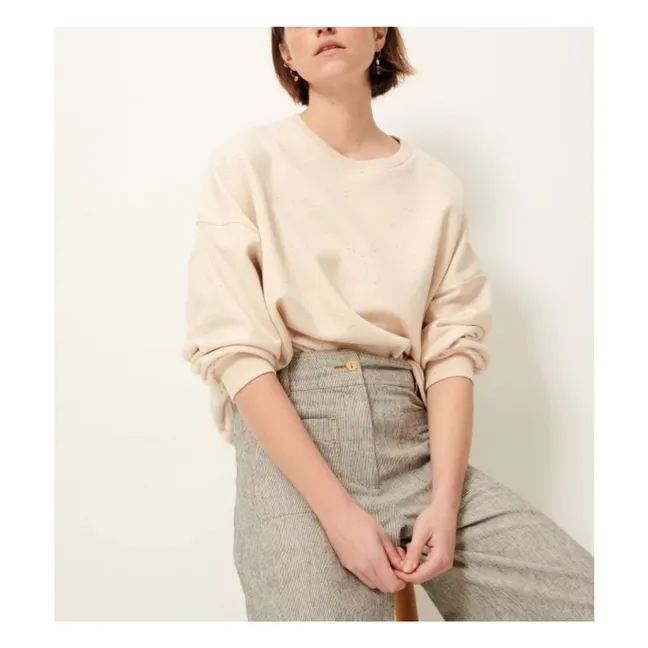 Oversize Chebbi sweatshirt | Ecru
