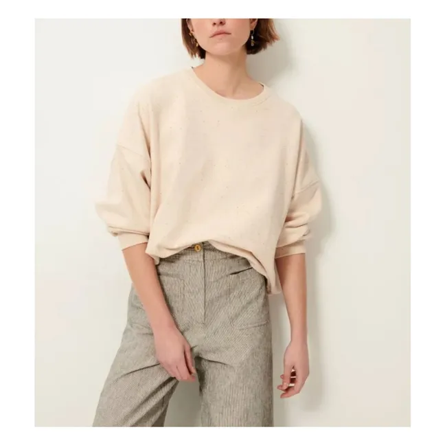 Oversize Chebbi sweatshirt | Ecru