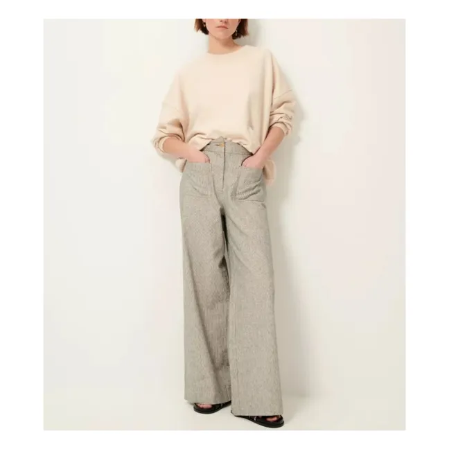 Oversize Chebbi sweatshirt | Ecru