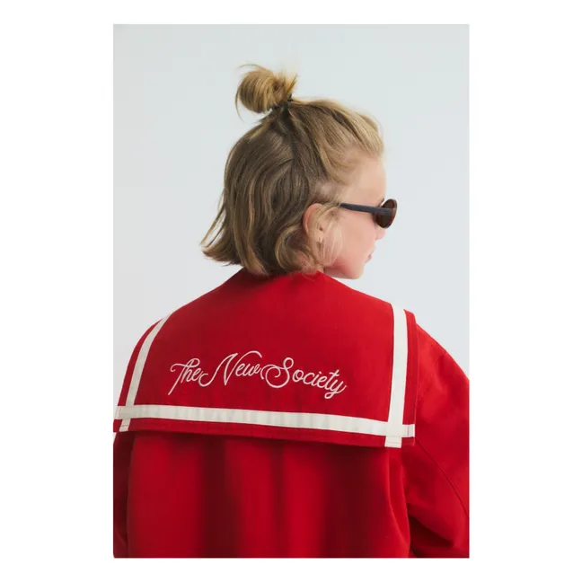 Bomber Col Marin Buttercup | Rouge